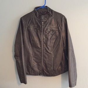 Grey “Leather” Jacket